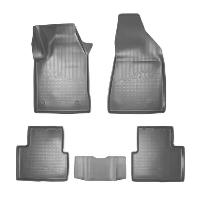 Коврики салонные для Alfa Romeo Giulietta III 3D (2010) (серый)