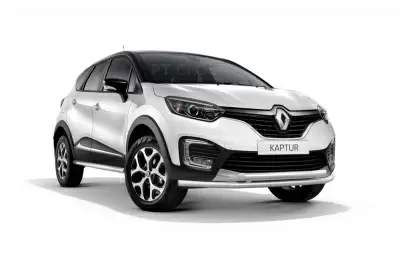 Защита переднего бампера двойная O63/63 мм (НПС) на Renault KAPTUR с 2016