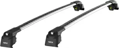 Багажник на крышу Turtle Air2 для Jetour X70 PLUS 2022-2023 серебристый