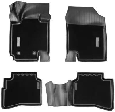 Коврики салонные комбинированные для JAC JS4 3D (2021) черн