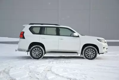 Защита переднего бампера одинарная O63мм (НПС) Toyota LAND CRUISER PRADO 150 с 2017 от Интернет-Магазина Autoboks.kz