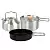 Набор посуды из нержавейки STARCAMP HX-SK05