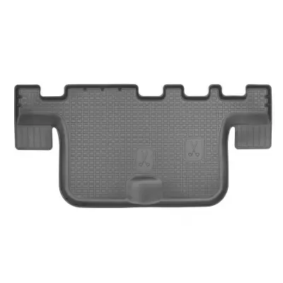 Коврики салонные для Isuzu MU-X II (2020) (3 ряд) (серый)