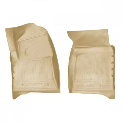 Коврики салонные для UAZ Patriot (2013) (зад) (короткие задние ковры) (бежевый)