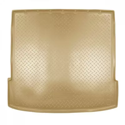 Коврики в багажное отделение для Kia Mohave I (+рестайлиг 1,2) (2008) (сложенный 3-й ряд) (бежевый)