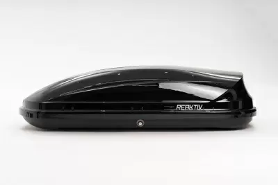 Автобокс Reaktiv Kometa черный глянцевый двустороннее 600 л от интернет-магазина AUTOBOKS.kz. 