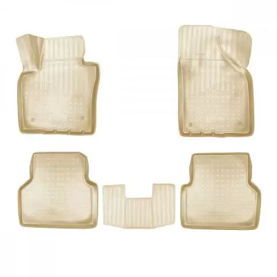 Коврики салонные для Volkswagen Tiguan (2011-2016) (бежевый)