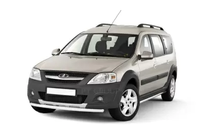 Защита порогов прямая O51 мм (НПС) LADA Largus Cross с 2015