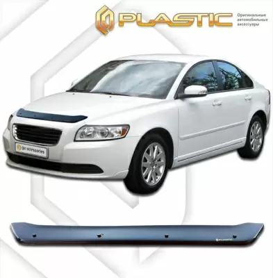Мухобойка (дефлектор капота) для Volvo S40 2004-2012 (арт. 2010010112325)