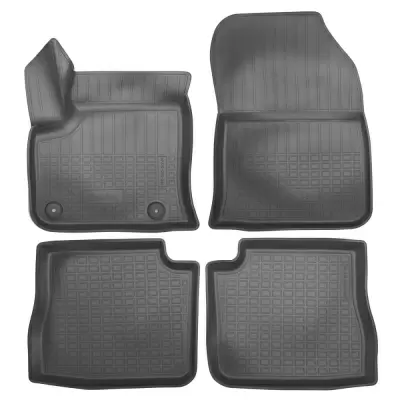 Коврики салонные для Peugeot e-2008 3D (2021) (серый)