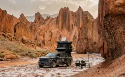 Автоматическая подъемная крыша Wild Land для пикапа с палаткой от интернет-магазина AUTOBOKS.kz. 