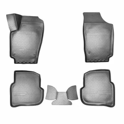 Коврики салонные для Volkswagen Polo (SD) 3D (2010)