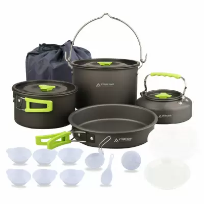 Набор посуды из алюминия STARCAMP HX-CK08