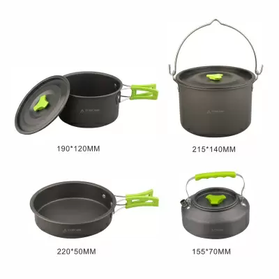 Набор посуды из алюминия STARCAMP HX-CK08