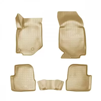 Коврики салонные для Opel Corsa D (2006) (бежевый)