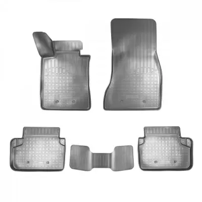 Коврики салонные для BMW 5 (F10) (2013) (серый)