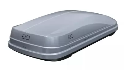 Автобокс ED Магнум 390 серый глянцевый двустороннее 390 л от интернет-магазина AUTOBOKS.kz. 