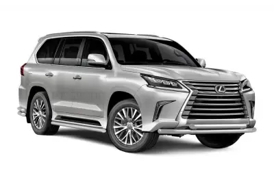 Защита порогов окантовка 51мм (НПС) LEXUS 450D с 2015