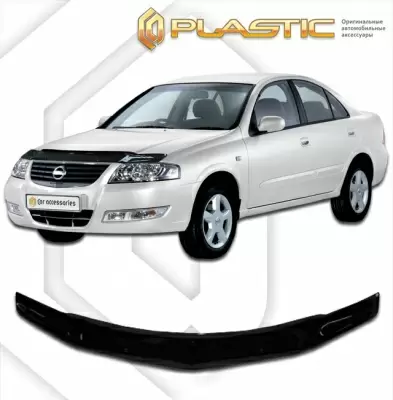 Мухобойка (дефлектор капота) для Nissan Almera Classic 2006-2012 (арт. 2010010101145)