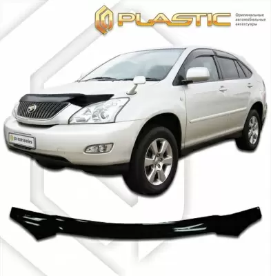 Мухобойка (дефлектор капота) для Toyota Harrier 2003-2013 (арт. 2010010101008)