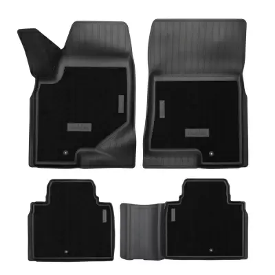 Коврики салонные комбинированные для SsangYong Rexton (2017-2023) (5 мест)