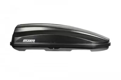 Автобокс Atlant Breeze XL Carbon 450л чёрный карбон (двухсторонний)