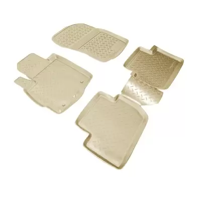 Коврики салонные для Peugeot 4007 (2008) (бежевый)