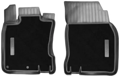 Коврики салонные комбинированные для Nissan Qashqai (J11) (2014) (пер)