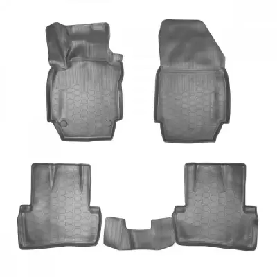 Коврики салонные для Renault Arkana 3D (2019) (серый)