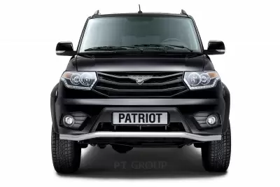 Защита переднего бампера O63мм "Волна" (НПС - нерж.) УАЗ Патриот с 2014 от Интернет-Магазина Autoboks.kz