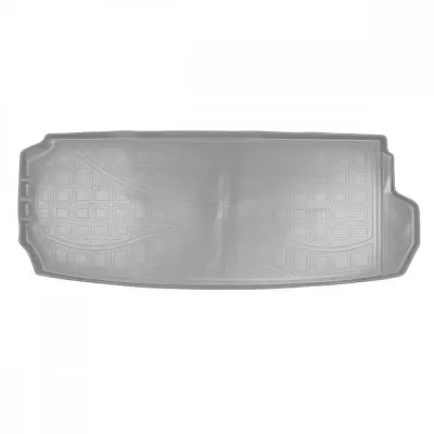 Коврики в багажное отделение для Audi Q7 (2015) (7 мест, разложенный 3 ряд) (серый)