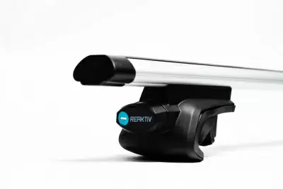 Багажник на крышу REAKTIV CT-5754B 120см серебро на классические рейлинги от интернет-магазина AUTOBOKS.kz. 