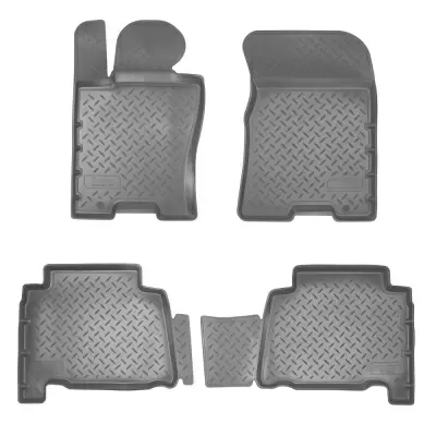 Коврики салонные для Kia Mohave (2017-2021) (5 мест) (серый)
