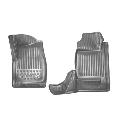 Коврики салонные для UAZ Cargо Profi 3D (2017) (пер) (серый)