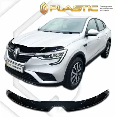 Мухобойка (дефлектор капота) для Renault Arkana 2019+ (арт. 2010010114787)