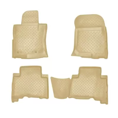 Коврики салонные для Toyota LC-150 Prado (J150) (2013) (5 мест) (бежевый)