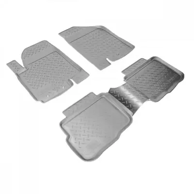 Коврики салонные для Kia Sorento IV (MQ4) (2020) (3 ряд) (серый)