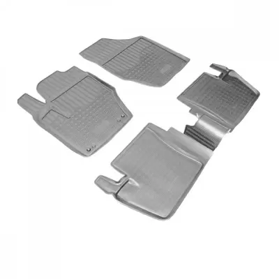 Коврики салонные для Peugeot 407 (2004) (серый)