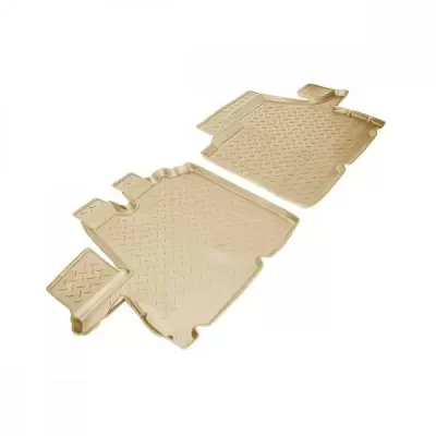 Коврики салонные для Fiat Doblo 3D (2015) (бежевый)