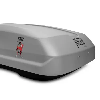 Автобокс ED Джокер 530 (серый, тиснение "шагрень") от интернет-магазина AUTOBOKS.kz. 