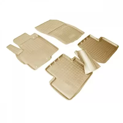 Коврики салонные для Citroen C5 Aircross 3D (2018) (бежевый)