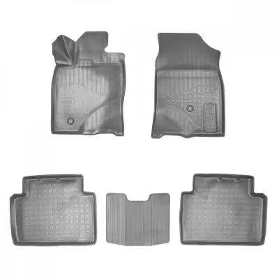 Коврики салонные для Honda Civic IX (EU)12) (2012) (5 дв) (серый)
