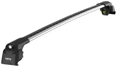 Багажник на крышу Turtle Air3 для Land Rover Discovery 2009+ серебристый