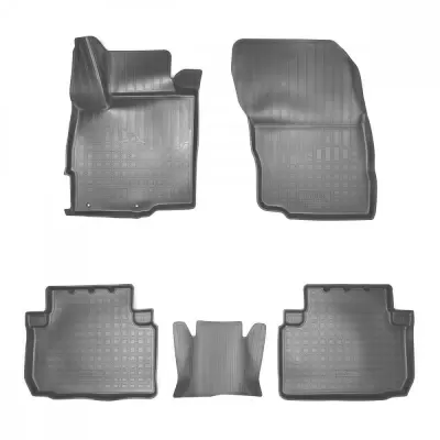 Коврики салонные для Mitsubishi Colt (2009) (серый)
