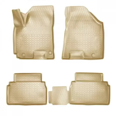 Коврики салонные для JAC S3 3D (2014) (бежевый)