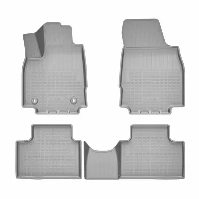 Коврики салонные для MG 3 3D (2024) (серый)