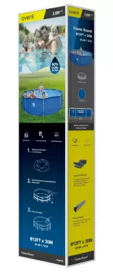 Бассейн каркасный Avenli 17799 со стальным каркасом, 360x76 см