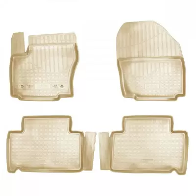 Коврики салонные для Ford Ranger Double Cab (4 дв.) (2011) (бежевый)