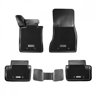 Коврики салонные комбинированные для BMW 5 (G30) 3D (2016)