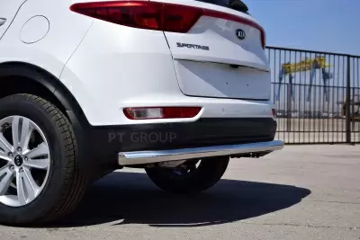 Защита заднего бампера одинарная O63мм (НПС) KIA Sportage 2016- от Интернет-Магазина Autoboks.kz